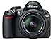 Nikon D3100 SLR-Digitalkamera (14 Megapixel, Live View, Full-HD-Videofunktion) Kit inkl. AF-S DX 18-55 VR Objektiv schwarz