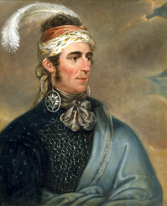 Portrait of Major Norton, The Mohawk Chief Teyoninhokarawen Portrait of Major Norton, The Mohawk Chief Teyoninhokarawen