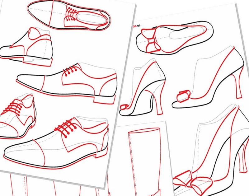 Como Dibujar Un Zapato Facil - Naku Wallpaper