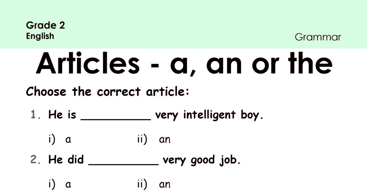 Cbse Worksheets For Class 2 English / One And Many Words Cbse Class 2