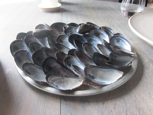 Noma - Copenhagen - August 2012 - Blue Mussel and Celery (one edible mussel)