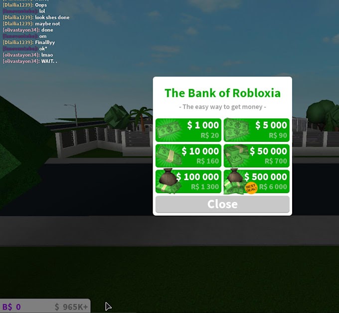 bloxburg money robux prices