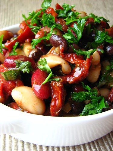 3-Bean Salad with Sundried Tomatoes