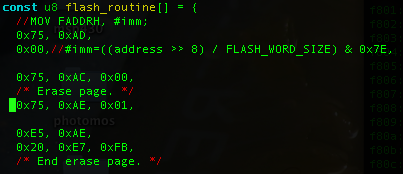 CC2430 Flash Routine