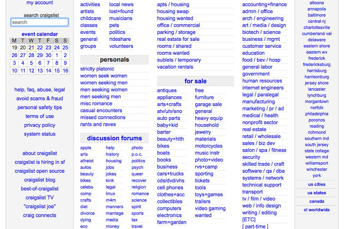 Craigslist Md Cars For Sale By Dealer 1 Store For Bad