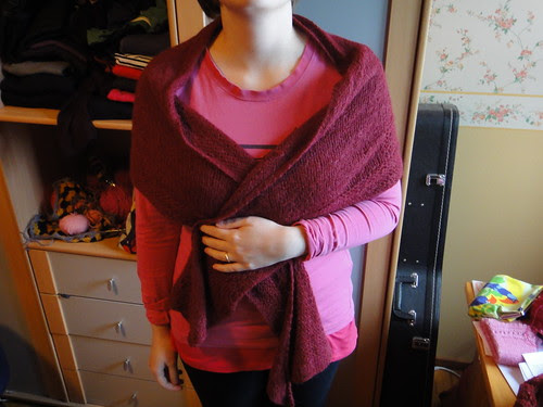 Blackcurrant Shawl