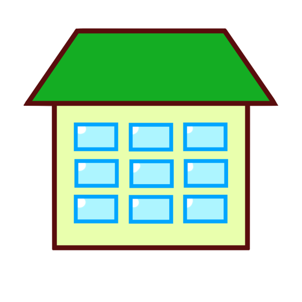 美しい花の画像 最高建物 イラスト フリー素材