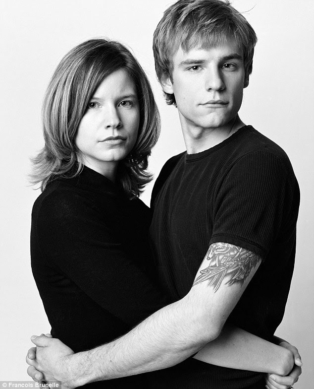 Imitations: Valerie Carreau (left) and Jean-Phillippe Royer pose with arms around each other in 2004