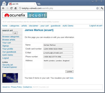 CSRF Example victim of CSRF attack