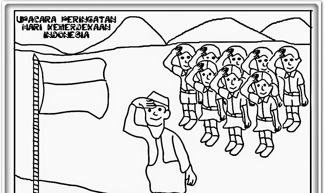 Sumpah Pemuda Mewarnai Gambar Tema Pahlawan Untuk Anak Sd Warna Gambar