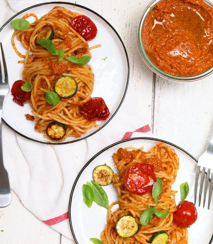 ...what Ina loves : Easy Tomaten-Basilikum-Pesto #letscooktogether