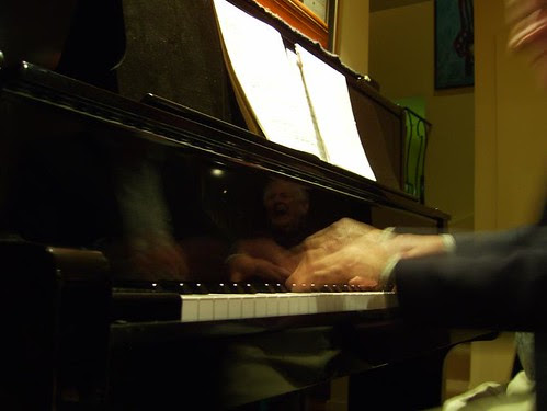 Madam Pat in the piano