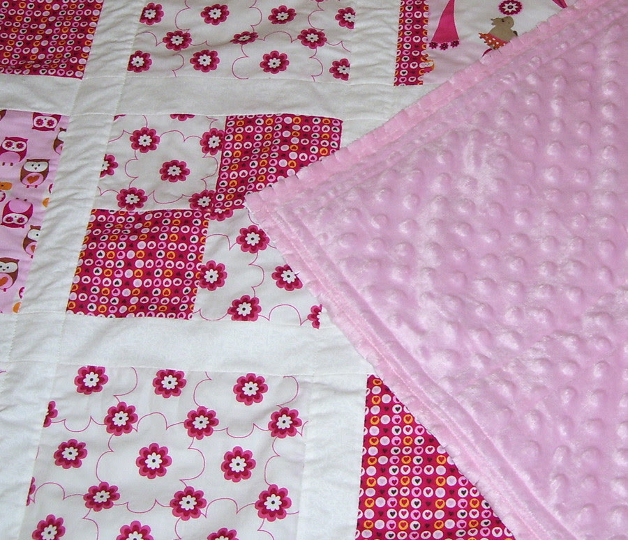 Closeup of baby quilt