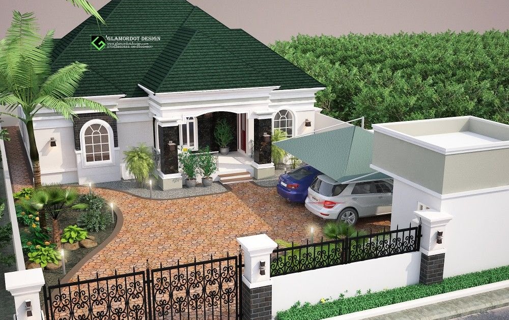 Nigeria 3 Bedroom House Plan