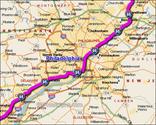 I 95 North Carolina Map