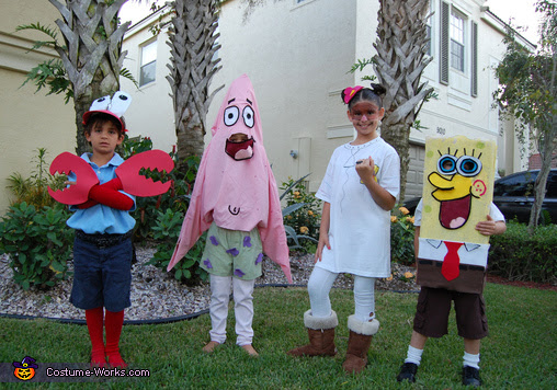 spongebob: spongebob and patrick costumes for adults