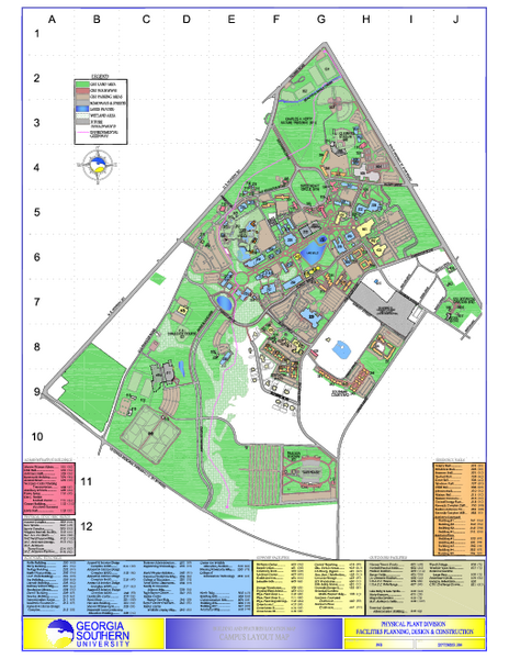 Ga Southern Campus Map - Osiris New Dawn Map