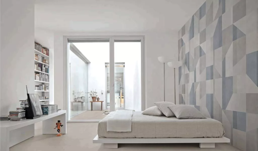 Pilihan Model dan Warna Keramik Dinding Kamar Tidur Setengah Badan