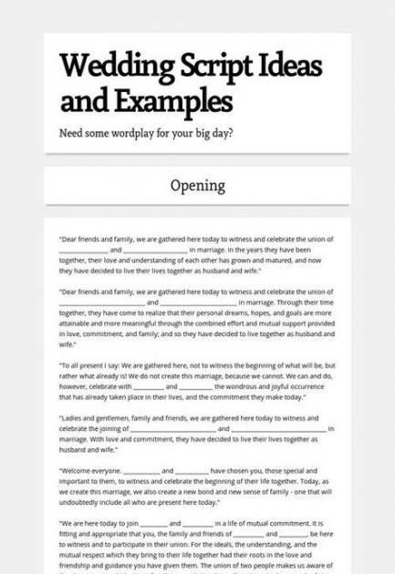 Funny Wedding Officiant Speech Ideas