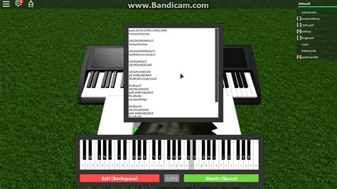 roblox piano sheet keyboard