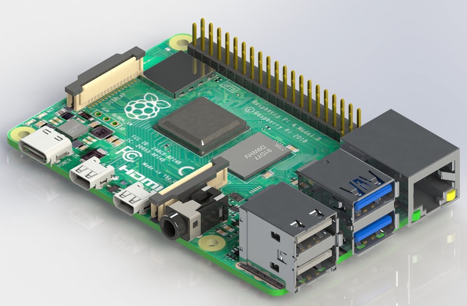 raspberry pi cad drawing