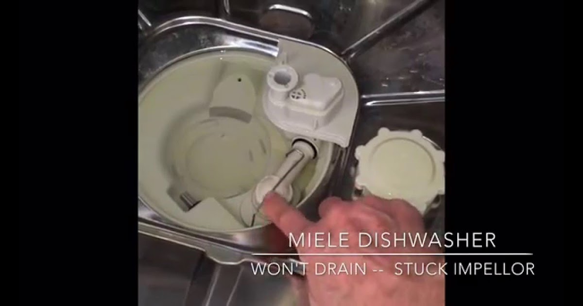 Dishwasher photo and guides: Miele Dishwasher Wont Drain How To Fix