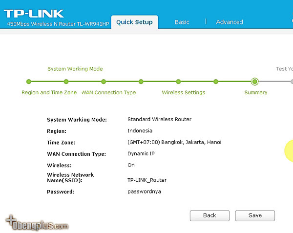 TP-LINK TL-WR941HP Router Mode Setting wireless dan password