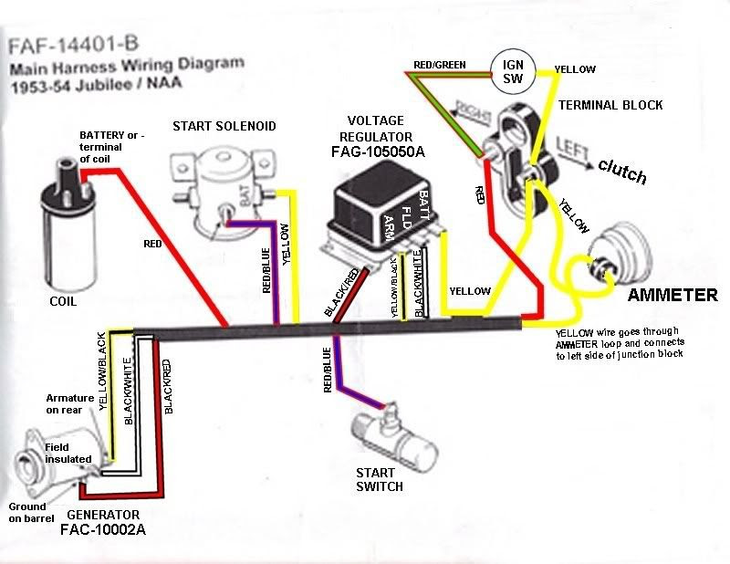 Ford Jubilee Tractor Wiring Diagram - Wiring Diagram