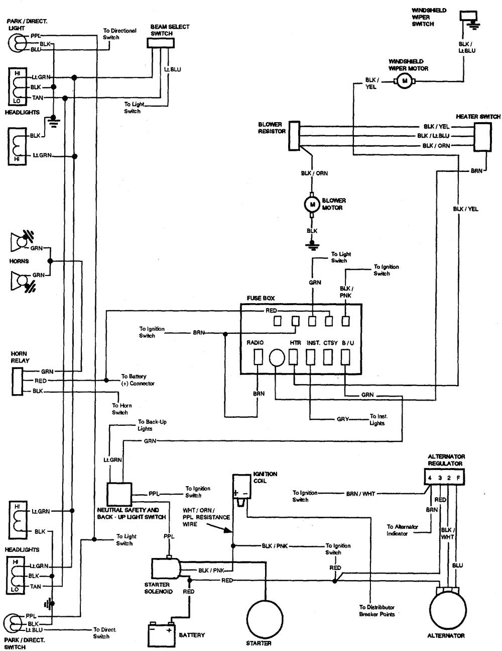 1964 Ford Galaxie Wiring Diagram