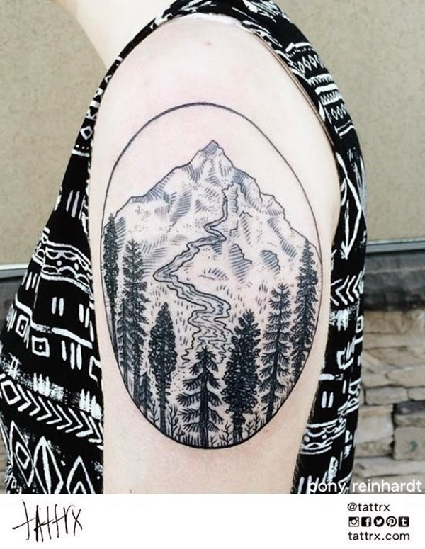 Deep and Super Cool Forest Tattoo Ideas (21)