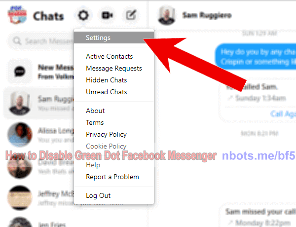 How To Hide Active Status Messenger - PUSBE