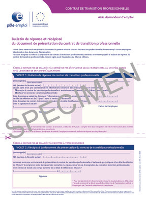 Exemples de documents: Attestation inscription pôle emploi