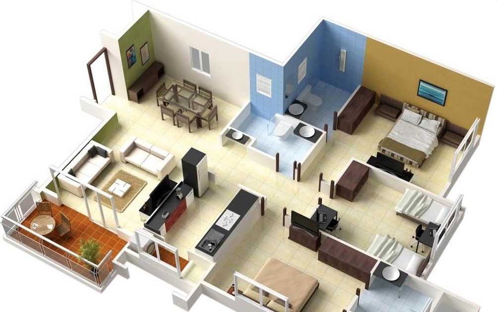 Desain Rumah Leter L Sederhana Di Desa Sekitar Rumah