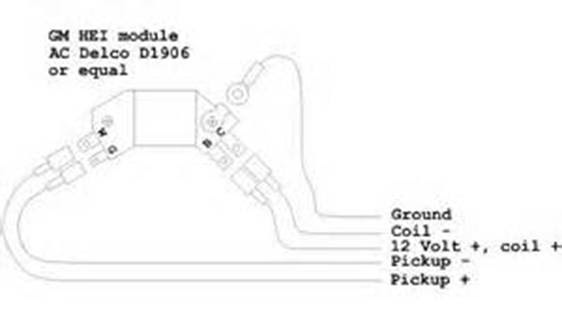 Only 4 Pin Gm Hei Distributor Wiring Diagram - Wiring Diagram