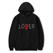 Loser Printed Hoodie Vintage   Autumn Winter Sweatshirt  Women  / Men