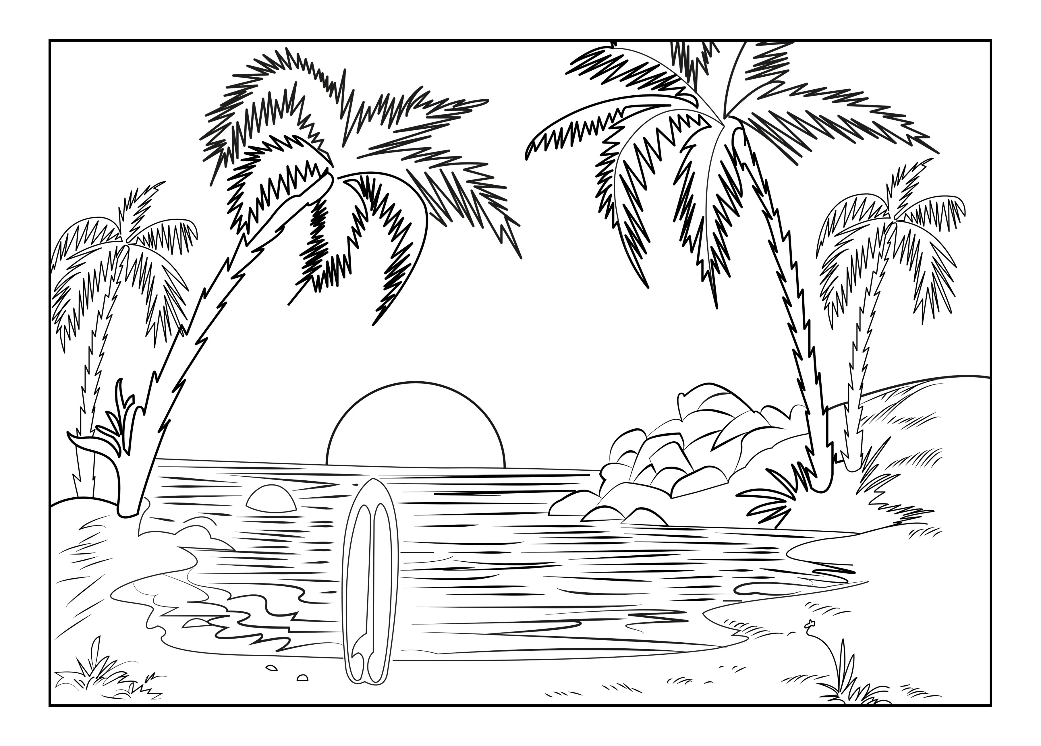 coloring page adults landscape celine