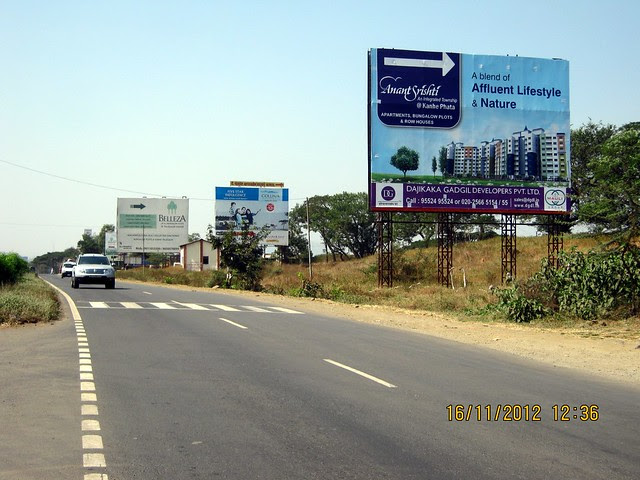 Hoarding on Old Mumbai Pune Highway - N H 4 at Kanhe - 3
