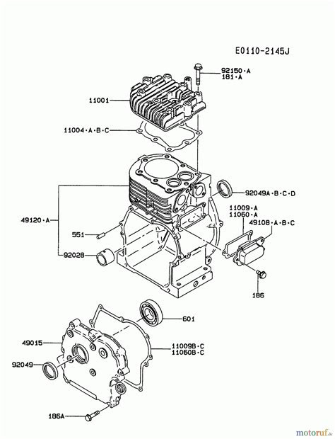 Kawasaki Motoren Motoren, Horizontal FA210D-GS05