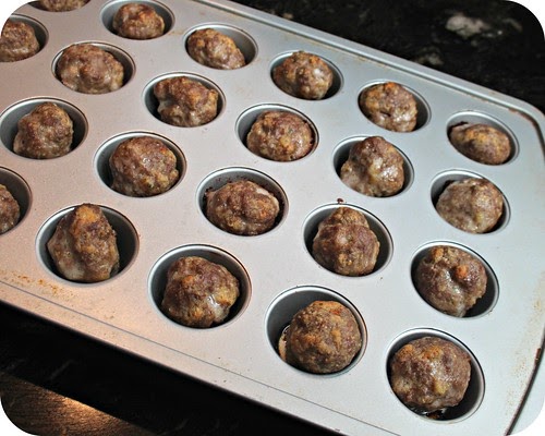 So Tasty So Yummy: Easy Muffin Tin Meatballs