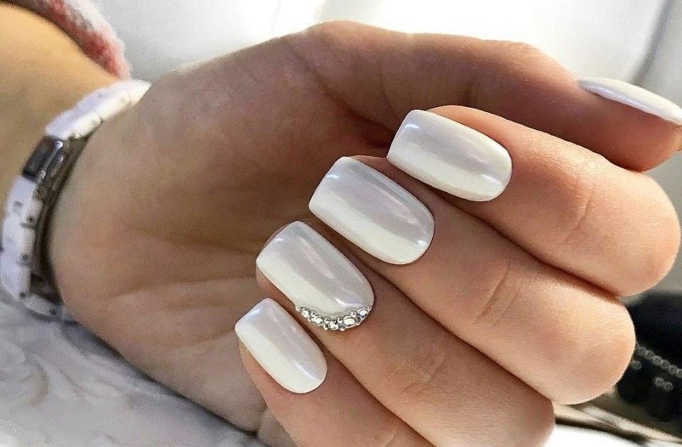 Featured image of post The Best 21 Uñas Blancas Cortas Bonitas