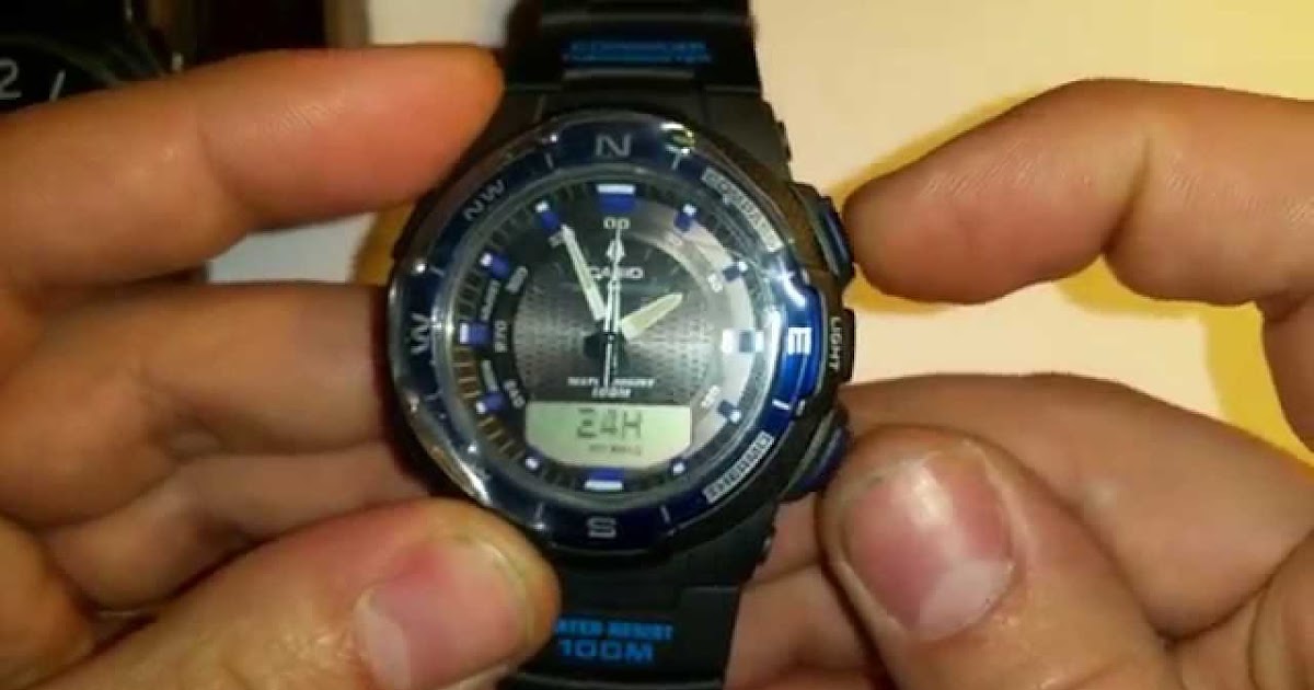 change time on casio digital watch