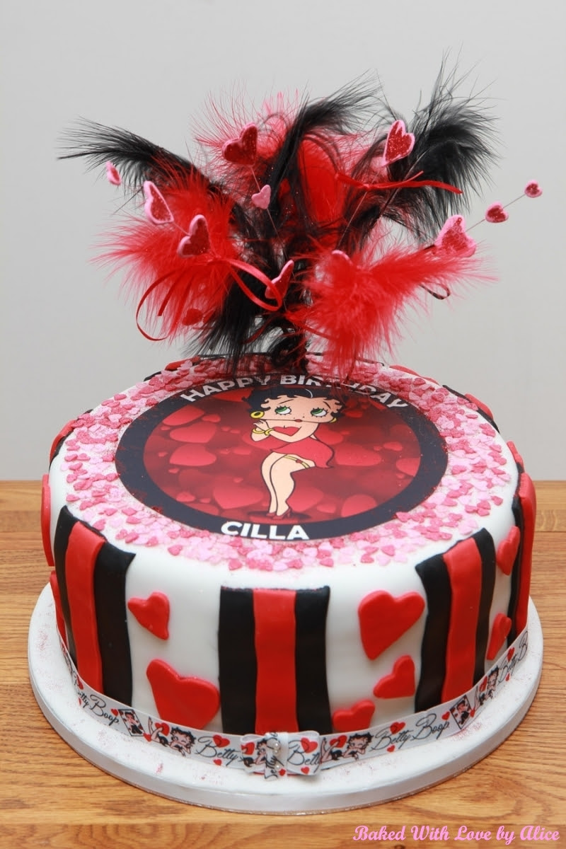 Ccizoepoetry Birthday Cake Betty Boop Birthday Cakes