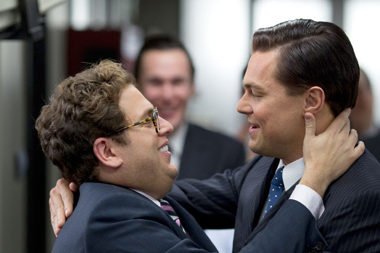 Leonardo DiCaprio y Jonah Hill en El lobo de Wall Street