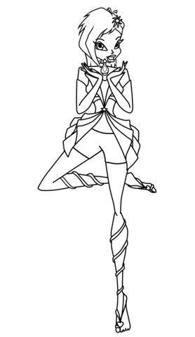 Dessin Kawaii: Dessin A Imprimer Des Winx Enchantix