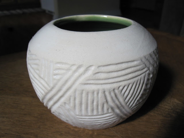Handcarved pot