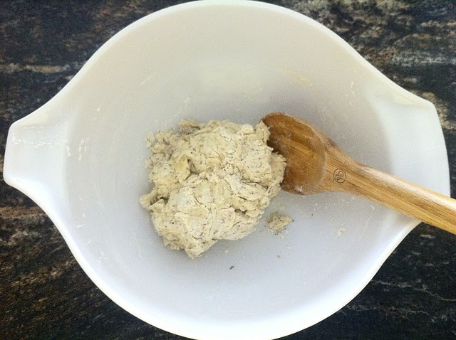 Cracker Dough Before Kneading
