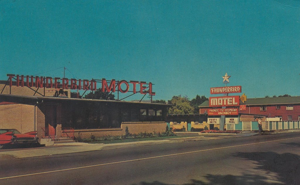 The Cardboard America Motel Archive: Thunderbird Motel - Pocatello, Idaho