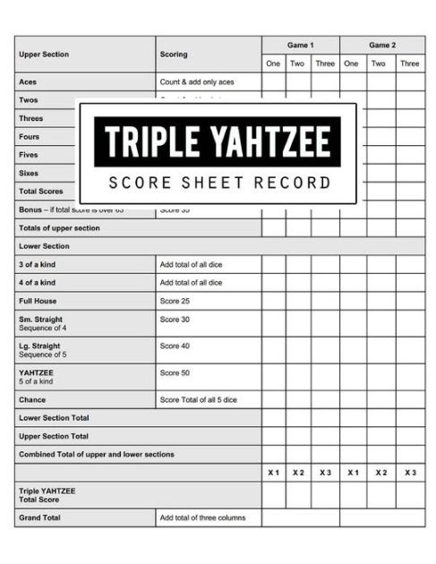 free triple yahtzee download