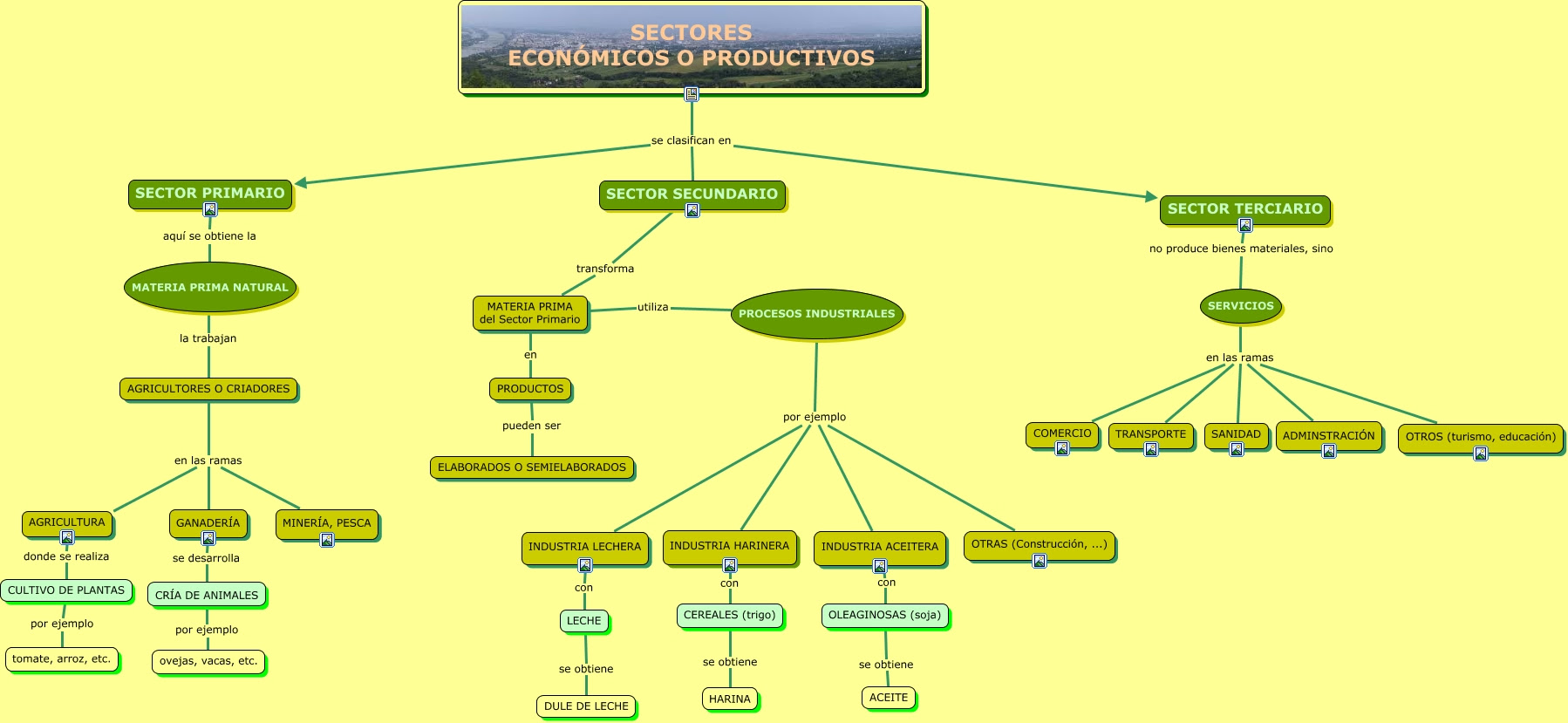 Resultado de imagen para sectores económicos