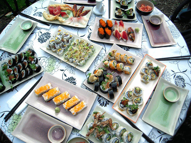 Full Sushi Spread
